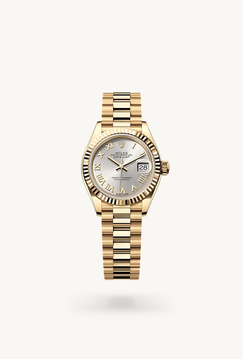 Rolex Lady-Datejust Oyster, 28 mm, Gelbgold M279178-0020