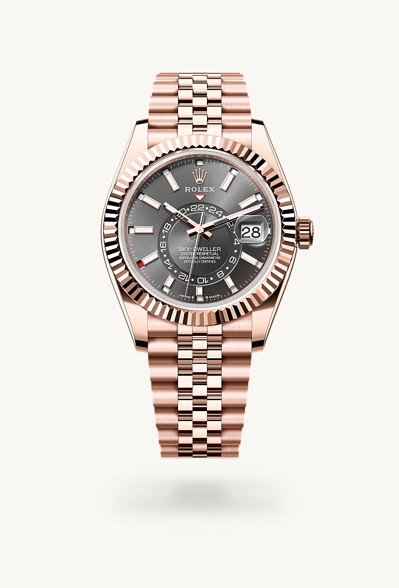 Rolex Sky-Dweller Oyster, 42 mm, Everose gold M336935-0008