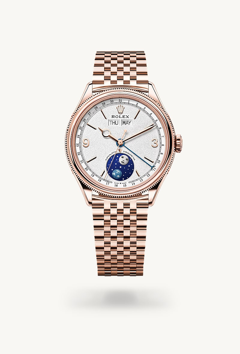 Rolex Padellone 39 mm, 18 Karat Everose-Gold, poliert M53505-0003