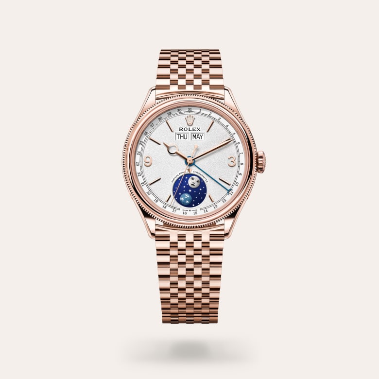 Rolex Padellone 39 mm, 18 Karat Everose-Gold, poliert m53505-0003