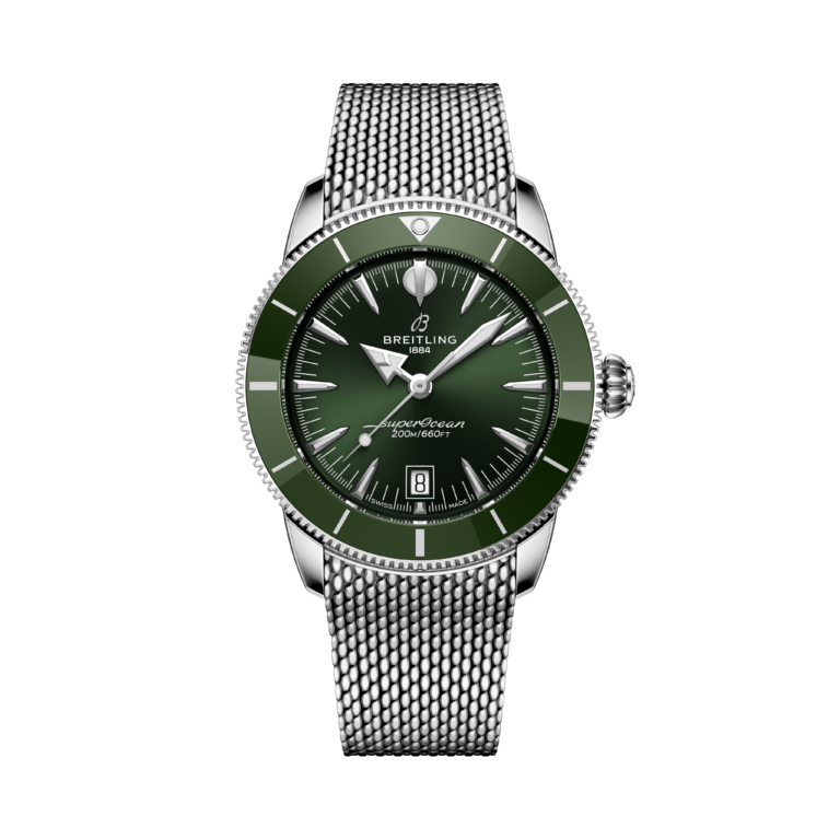 Breitling, Superocean Heritage B31 Automatic 42 Armbanduhr aus Stahl, Referenz AB3111361L1A1, Produktaufnahme