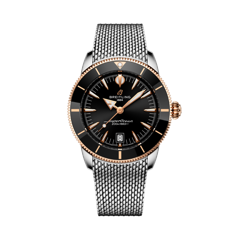 Breitling, Superocean Heritage B31 Automatic 42 Armbanduhr aus Stahl / Gold 750 R, Referenz UB3111241B1A1, Produktaufnahme