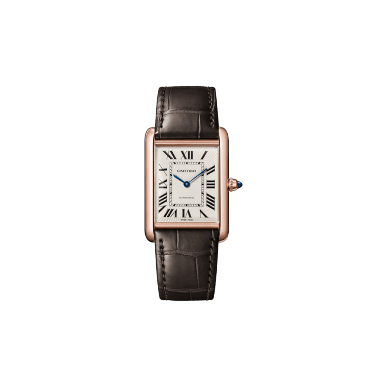 Cartier, Tank Louis,large Armbanduhr aus Gold 750 R, Referenz WGTA0346, Produktaufnahme