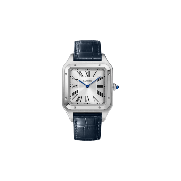 Cartier, Santos de Cartier, extra-large Model Armbanduhr aus Stahl, Referenz WSSA0032, Produktaufnahme