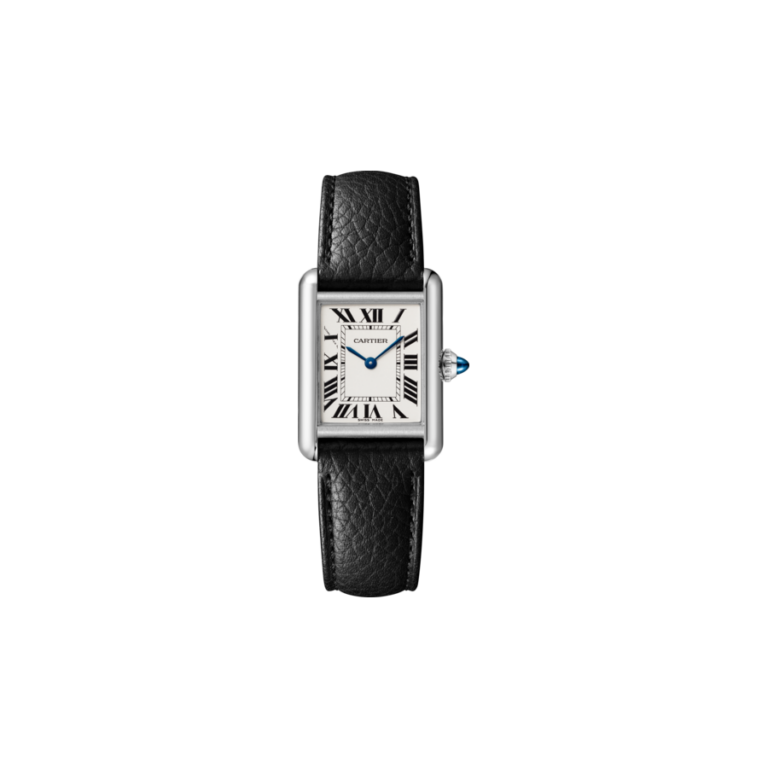 Cartier, Tank Must small Armbanduhr aus Stahl, Referenz WSTA0135, Produktaufnahme