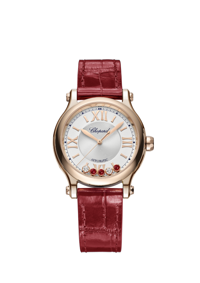 Chopard, Happy Sport Armbanduhr aus Gold 750 R, Referenz 275378-5011, Produktaufnahme