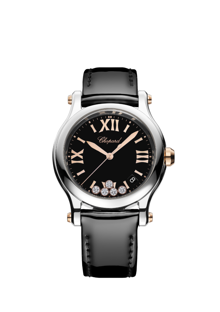 Chopard, Happy Sport Armbanduhr aus Stahl / Gold 750 R, Referenz 278582-6014, Produktaufnahme