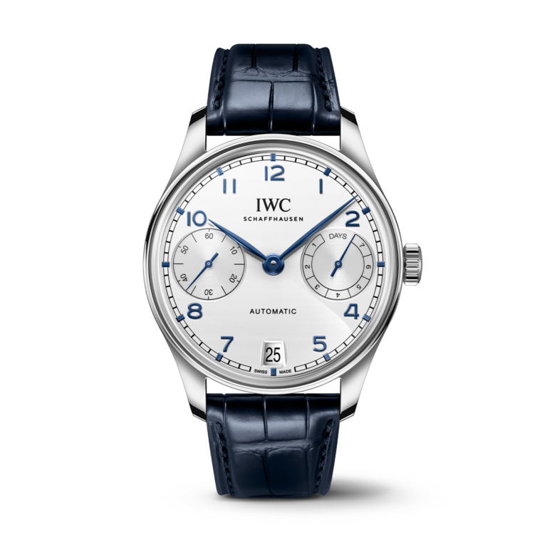 IWC Schaffhausen, Portugieser Automatic Armbanduhr aus Stahl, Referenz IW501702, Produktaufnahme