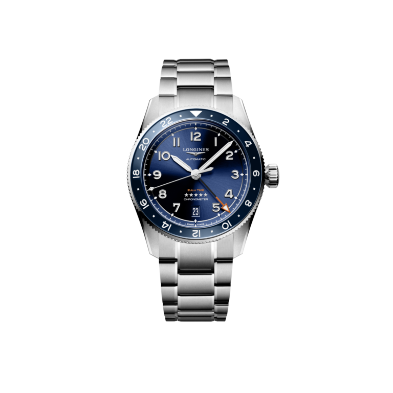 Longines, Longines Spirit Armbanduhr aus Stahl / Keramik, Referenz L3.802.4.93.6, Produktaufnahme