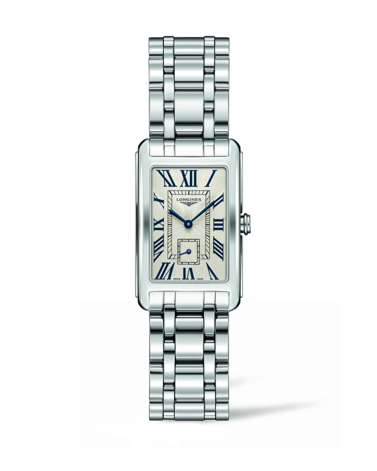 Longines, DolceVita Armbanduhr aus Stahl, Referenz L5.512.4.71.6, Produktaufnahme