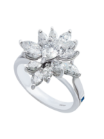 Wagner, Masterpiece Ring aus 18 Kt Weißgold mit Diamanten, Referenz M1022.R.WX, Produktaufnahme
