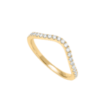 Rivière Brillant Ring aus 18 Kt Gelbgold mit Diamanten