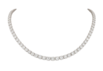 Rivière Brillant Collier aus 18 Kt Weißgold mit Diamanten