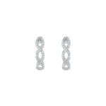 Wagner, Signature Ohrschmuck aus 18 Kt Weißgold mit Diamanten, Referenz S2046.O.WX, Produktaufnahme
