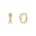 Wagner, Signature Creolen aus 18 Kt Gelbgold mit Diamanten, Referenz S2047.O.GX, Produktaufnahme