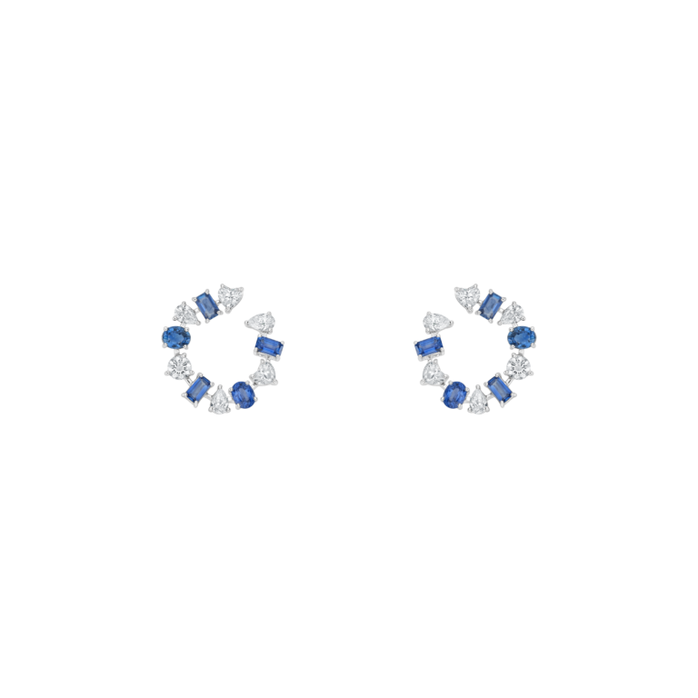 Signature Ohrschmuck aus 18 Kt Weißgold