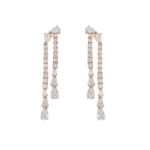 Wagner, Signature Ohrschmuck aus 18 Kt Roségold mit Diamanten, Referenz S3103.H.RX, Produktaufnahme