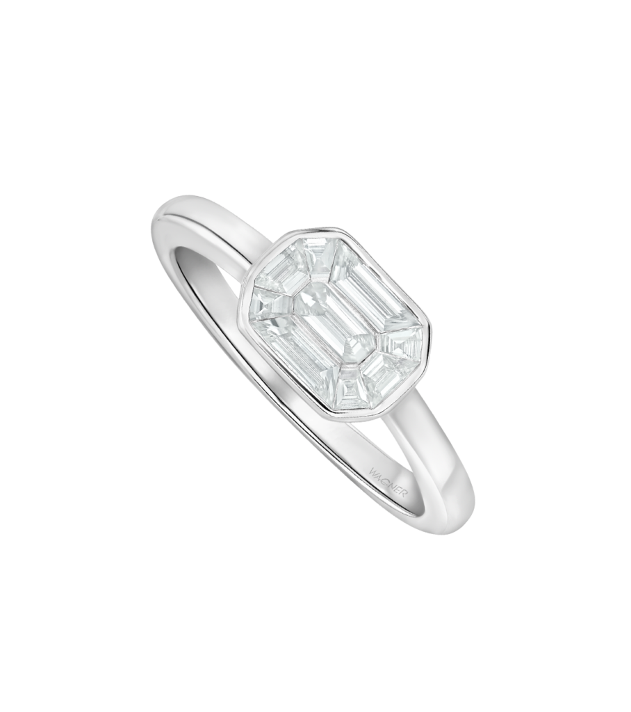 Wagner, Secrets Special Ring aus 18 Kt Weißgold mit Diamanten, Referenz SE877.R.WX, Produktaufnahme