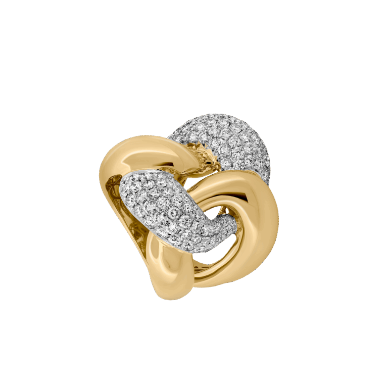 Wagner, Starlight Special Ring aus Gold 750 GW mit Diamanten, Referenz SL472.R.GW, Produktaufnahme