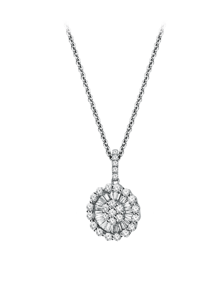 WAGNER_Bloom Collection_Pendant with chain_18 kt white gold, 1.1 ct diamonds_EUR 6470