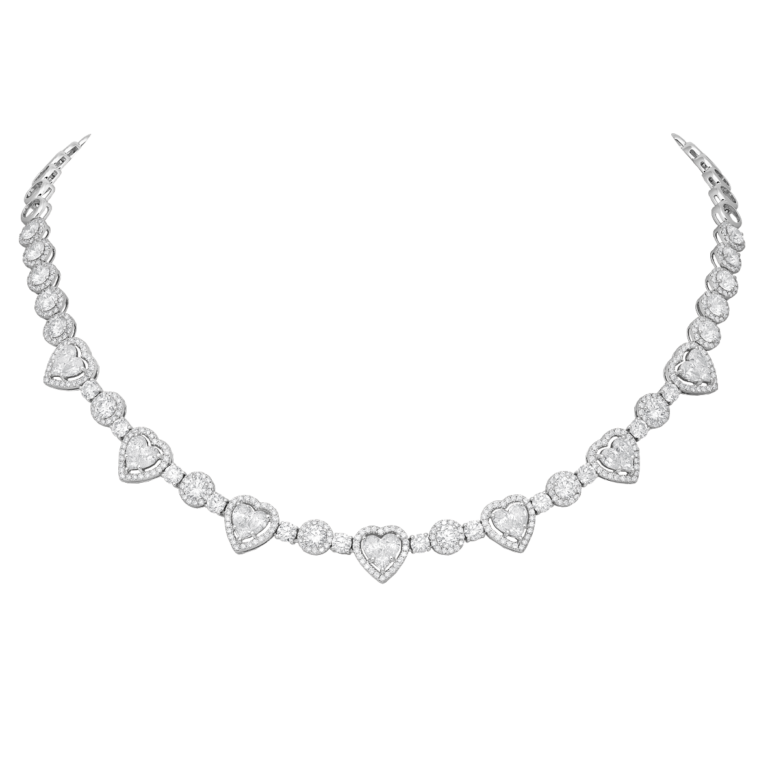 WAGNER_Heart Special_necklace_18 kt white gold, 11.44 ct diamonds_price on request