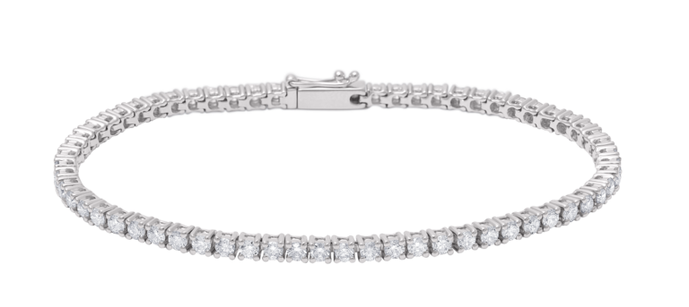 WAGNER_Rivière Collection_bracelet_18 kt white gold, 0.61 ct diamonds_EUR 3260