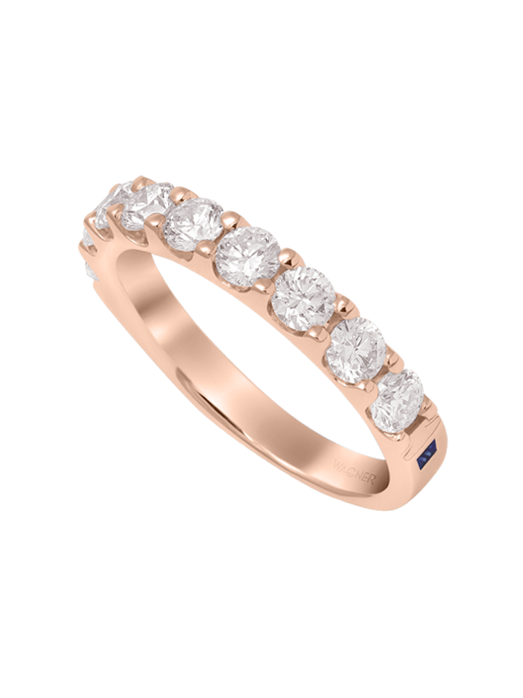 WAGNER_Rivière Collection_ring_18 kt rose gold, 1.07 ct diamonds_EUR 6820