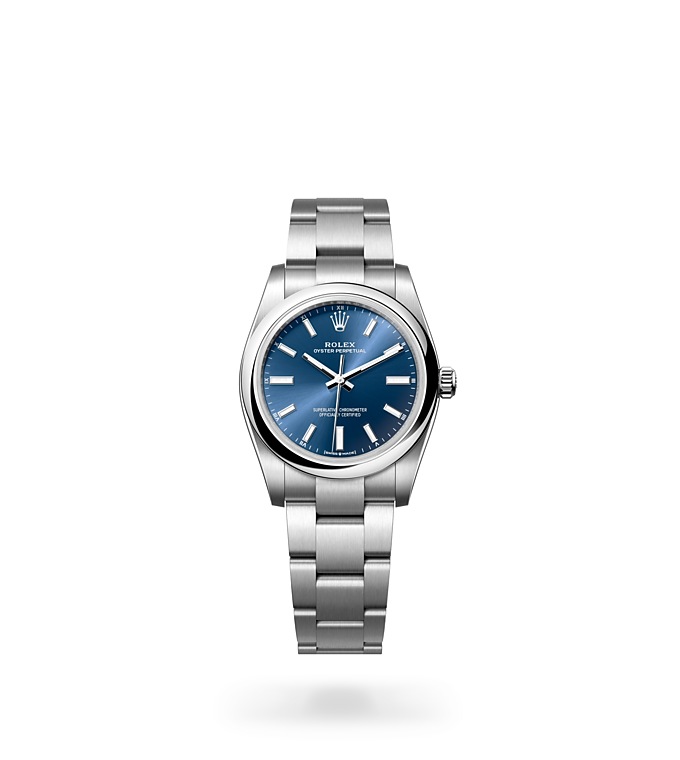 Rolex Oyster Perpetual 34 Oyster, 34 mm, Edelstahl Oystersteel - M124200-0003 at Juwelier Wagner
